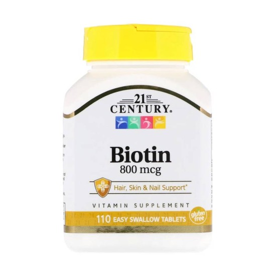 Biotin 800 мкг 110 таб 21st Century