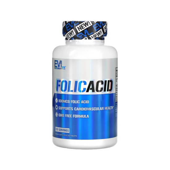 Folic Acid 120 таб EVLution Nutrition