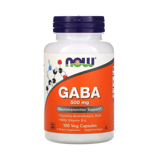GABA 500 мг 100 кап NOW Foods