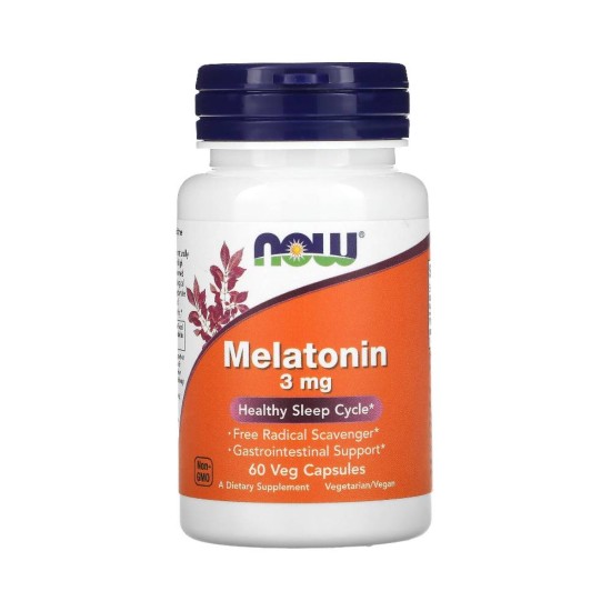 Melatonin 3 мг 60 кап Now Foods