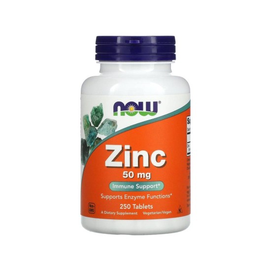 Zinc 50мг 250 таб Now Foods