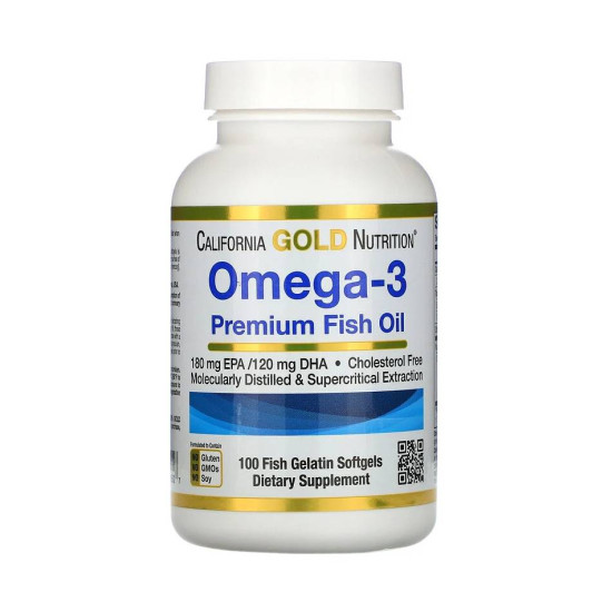 Омега-3 100 кап California Gold Omega-3 100 кап California Gold