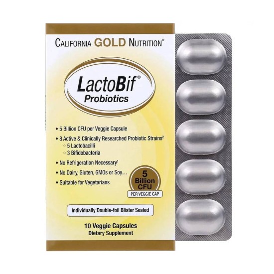 LactoBif 5 млрд КОЕ 10 кап California Gold