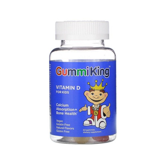 Vitamin D 600 ME 15 мкг 60 мармеладок Gummi King
