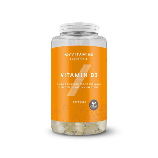 Витамин D3 62,5 мкг 2500 МЕ 180 кап Myprotein Витамин D3 62,5 мкг 2500 МЕ 180 кап Myprotein