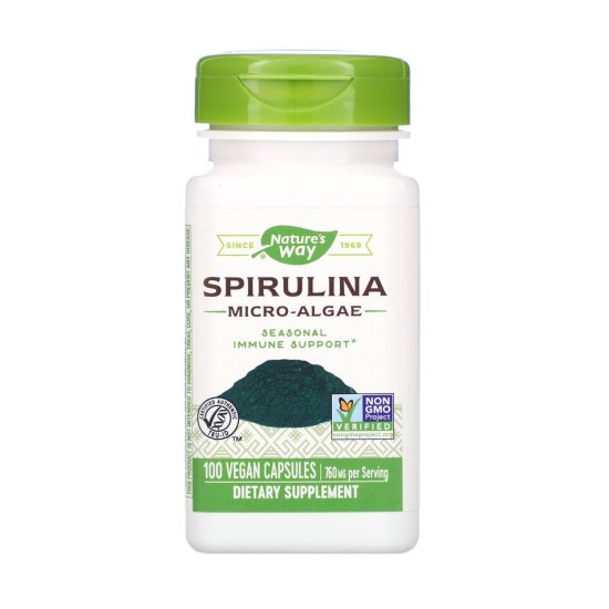 Spirulina Micro-Algae 760 мг 100 кап Nature's Way