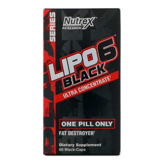 LIPO-6 Black Ultra Concentrate 60 кап Nutrex