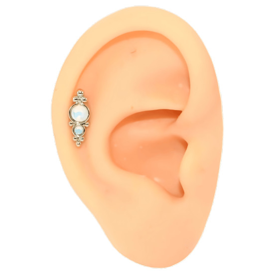 Фигурный микролабрет с двумя фианитами AB figurnyj-mikrolabret-s-dvumya-fianitami-ab