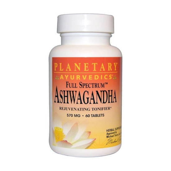 Ashwagandha Ayurvedics 570 мг 60 таб Planetary Herbals
