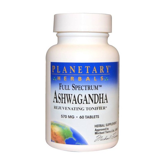 Ashwagandha Herbals 570 мг 60 таб Planetary Herbals