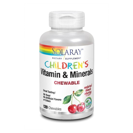 Children's Vitamin & Minerals Chewable 120 таб Solaray